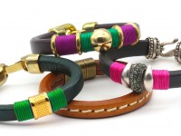 Pulseiras Cabedal Extra-Grosso