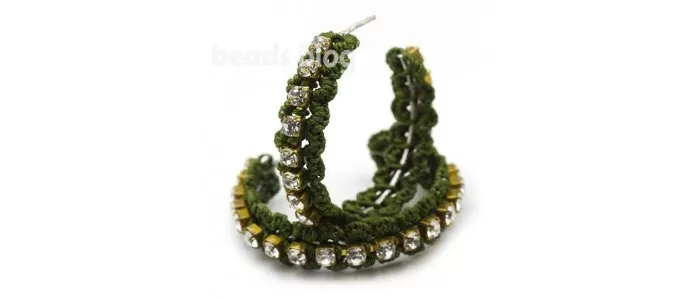 Brincos Argola com Strass
