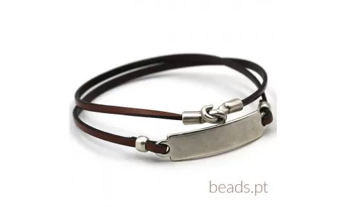 Pulseira com Placa Lisa