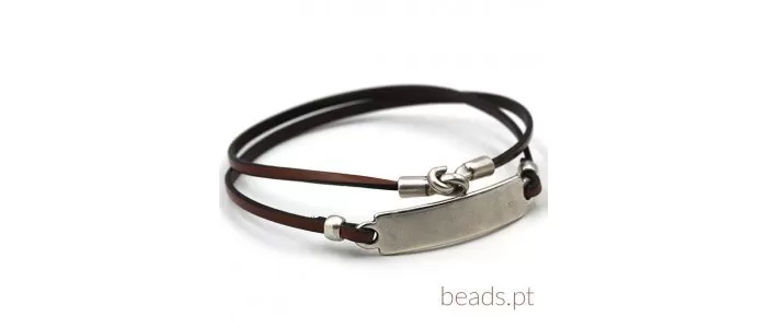 Pulseira com Placa Lisa