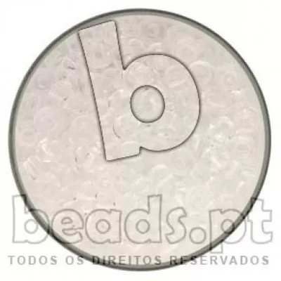 Missangas de vidro  5/0 transparentes (00050)