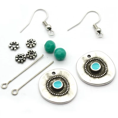 Kit DIY Brincos com Pendente | K14 Beads