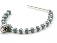 Brincos Argola com Missangas