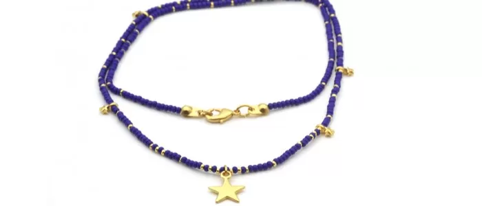 Colar Estrelas Douradas