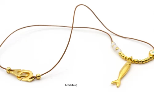 Colar Sardinha dourada