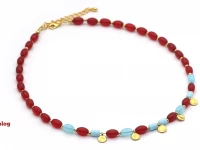 Colar Medalhinhas Douradas