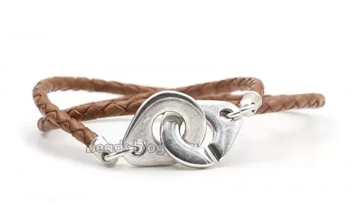 Pulseira Cabedal Entrançado