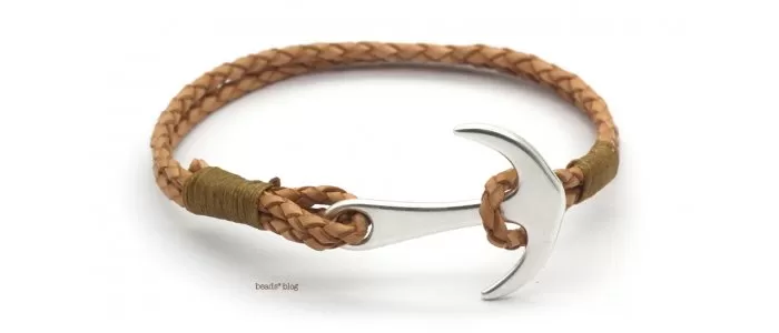 Pulseira Navy com entrançado