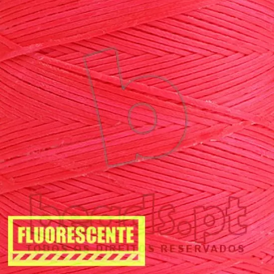 Fio encerado 1mm rosa neon
