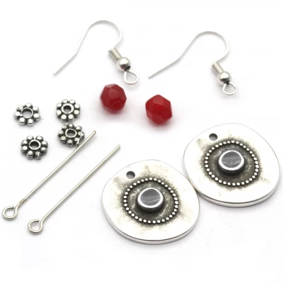 Kit DIY Brincos com Pendente | K15 Beads