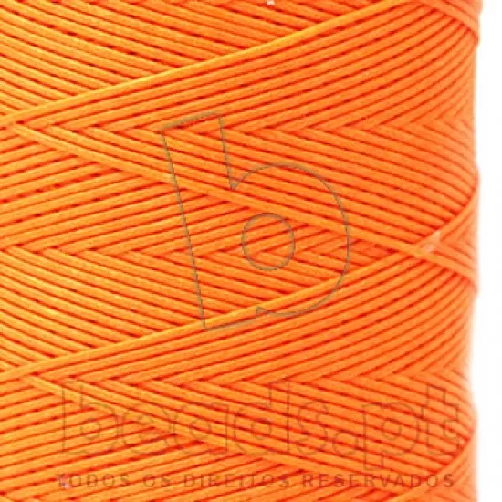 Fio encerado 1mm laranja