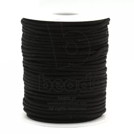 Fio Paracord 2,5 mm Preto