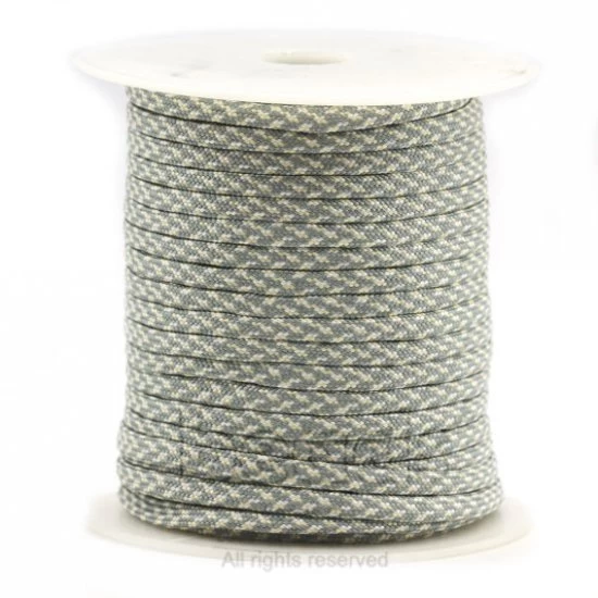 Fio Paracord 4 mm Cinzento e Branco