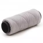 Fio encerado 1mm cinza claro