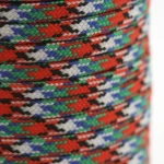 Fio Paracord 4 mm Multicolor Vermelho