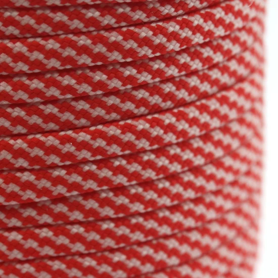 Fio Paracord 4 mm Vermelho e Branco