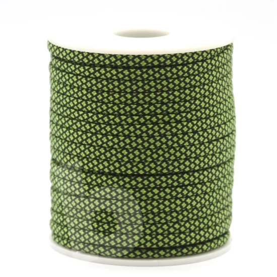 Fio Paracord 4 mm Verde Lima e Preto