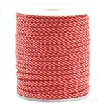 Fio Paracord 4 mm Vermelho e Branco