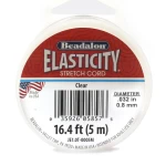 Fio Elástico Beadalon Elasticity 0,8 mm Transparente