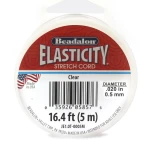 Fio Elástico Beadalon Elasticity 0,5 mm Transparente