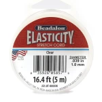 Fio Elástico Beadalon Elasticity 1 mm Transparente