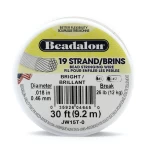 Cabo de Aço Beadalon 0,46 mm Bright – 9,2 m