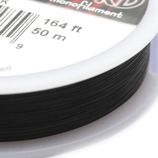 Fio Nylon BeadSmith 0,25 mm Preto